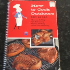 Vintage grill cookbook How to Cook Outdoors 1950s